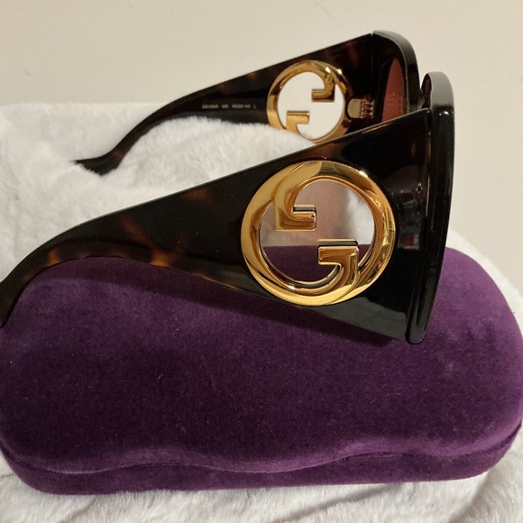 NWOT GUCCI Havana 55MM Oversized Square Plastic Sunglasses main image 9